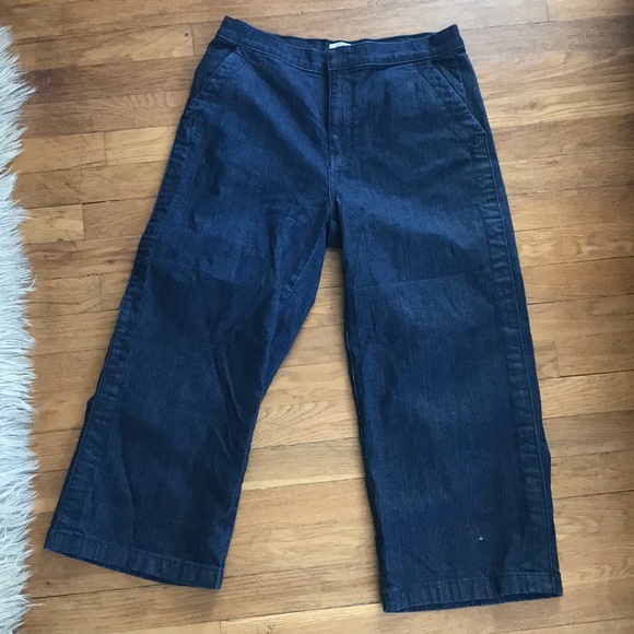 J. Crew Denim - JCREW Rayner Wide Leg High Waisted Denim 30